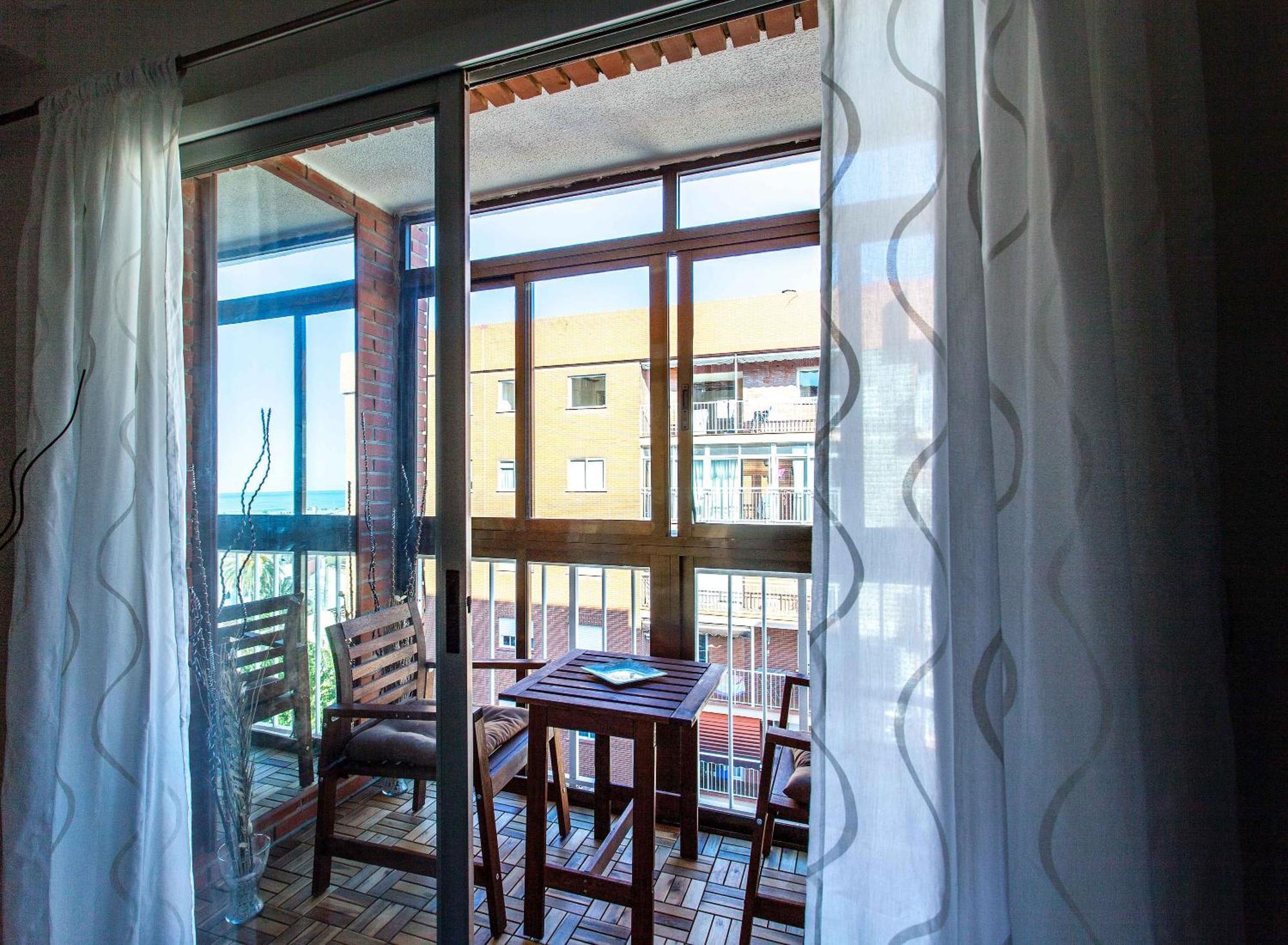 Apartment Malvarrosa Beach Cavite Valencia Buitenkant foto
